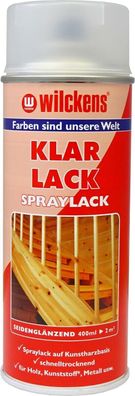 34,00 €/ L) Wilckens Klarlack, Spraylack Seidenglanz, farblos, 400 ml