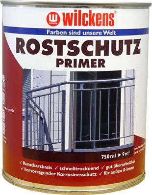21,13 €/1 L ) Wilckens Rostschutz-Primer 750 ml/ Dose hoher Rostschutz