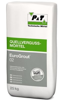 1,06 €/ kg ) 25 kg Sack Quellvergussmörtel EuroGrout 02 Vergussmörtel