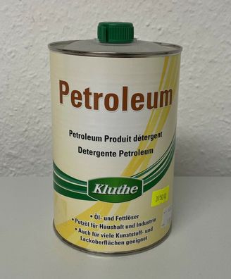 Petroleum Kluthe 1,0 Liter Flasche Öl und Fettlöser Reiniger
