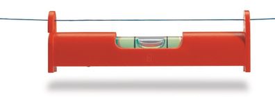 Stabila Schnur-Wasserwaage SWW 78mm rot Spannschnur horizontal