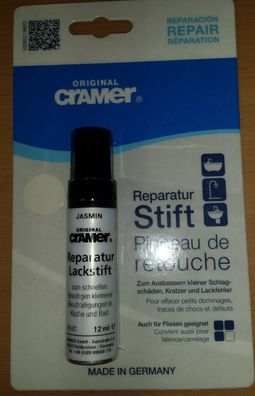 137,08 €/100 ml) 12ml Cramer Reparatur-Stift Jasmin, Keramik Email Acryl