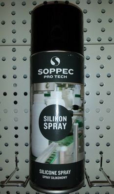 26,00 € / L) 400ml Soppec Silikon Spray wasserabweisend Trennmittel Gleitmittel