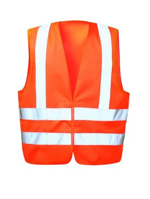 Feldtmann Warnweste mit Schulterreflex " Karl" orange, Polyester, Arbeitsschutz