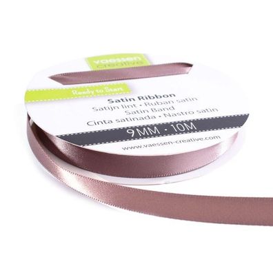 Vaessen Creative | Satinband 9mmx10m Schokoladen Braun