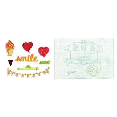 Sizzix | Framelits die set With Textured Impressions Sweet