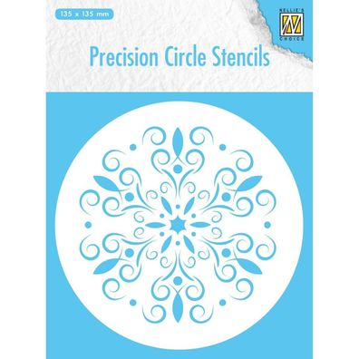 Nellie Snellen | Precision Circle Stencils Round Flower 12,7x12,7cm