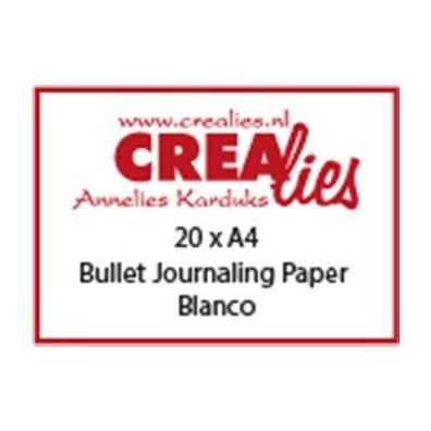 Crealies | Basis A4 Bullet Journal Papier blanco 20pcs