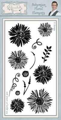 Creative Expressions | Sentimentally Yours Bohemian Clear Stamp Floral Elements