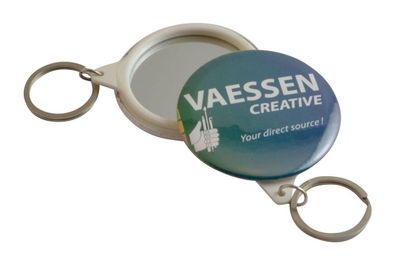 Vaessen Creative | Key Chain Mirror 58mm Plastic 100Stück