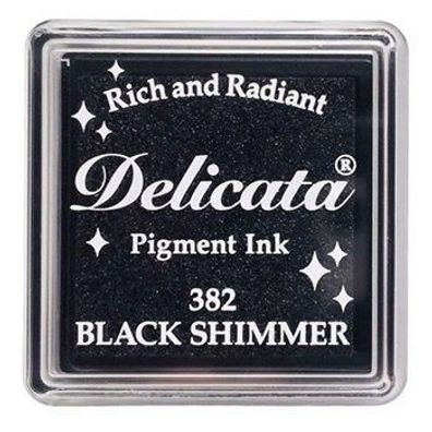 Tsukineko | Delicata pigment ink small Black shimmer