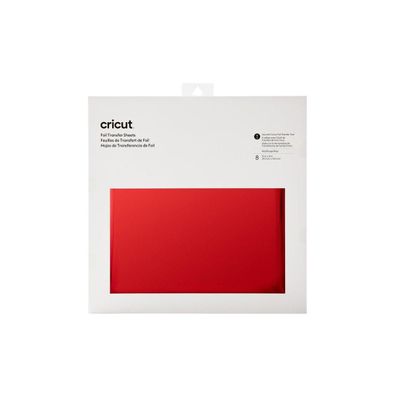 Cricut | Transfer foil Red 8 sheets