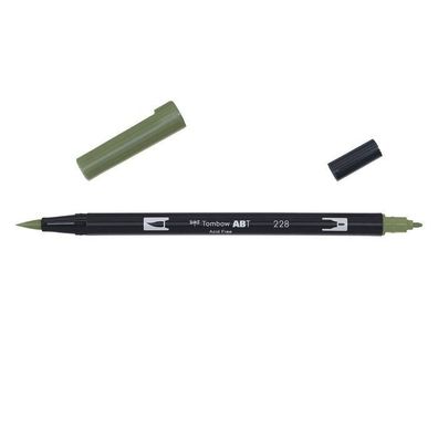 Tombow | Brush pen ABT dual brush pen Grey green