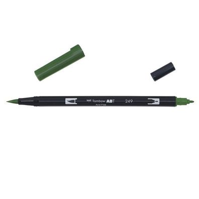 Tombow | Brush pen ABT dual brush pen Hunter green