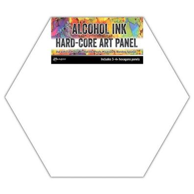 Ranger | Tim Holtz hard-core art panel 10cm Hexagons 3pcs
