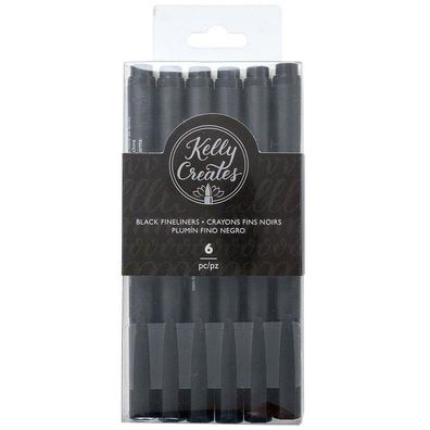 Kelly Creates | Pens fineliners black 6pcs