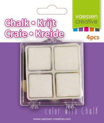 Vaessen Creative | Chalk 4pcs white