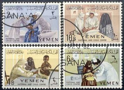 YEMEN Nord North [1962] MiNr 0237-40 ( O/ used ) Mutter & Kind