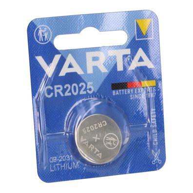 VARTA CR2025 Lithium-Knopfzelle 3V