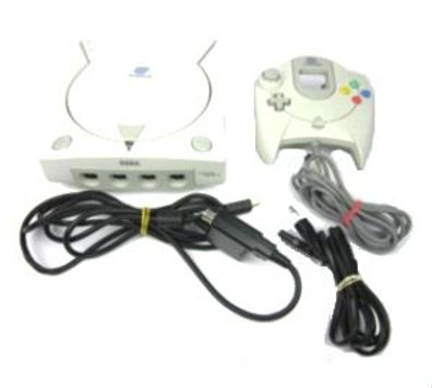 Sega Dreamcast Konsole + alle Kabel + 1 original Controller