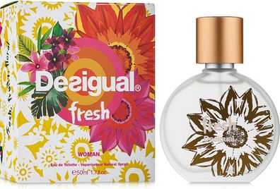 Desigual Fresh Woman 50ml Eau De Toilette Spray Perfume Fragrance for Her