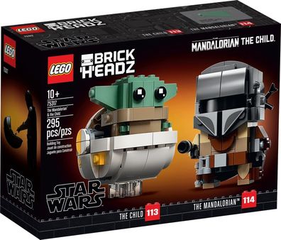 Lego® Star Wars 75317 Brick Headz Mandalorain + The Child - neu, ovp