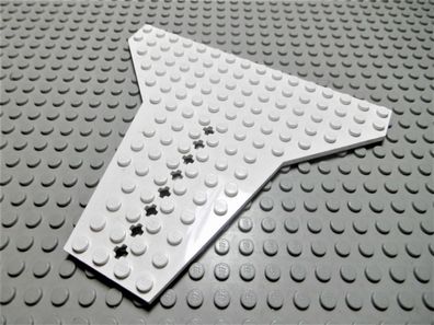 Lego 1 Keil Platte 16x14 Weiß Nummer 6219