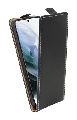 Flip Case kompatibel mit Samsung Galaxy S23 Ultra (S918B) vertikal aufklappbar ...