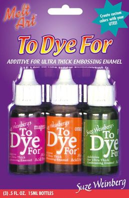 Melt art | To dye for additive for embossing enamal Hot