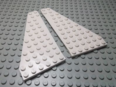 Lego 1 Paar Flügelplatten 7x12 weiß Links 3586 Rechts 3585