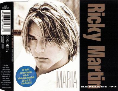 CD-Maxi: Ricky Martin - Maria (Remixes ´97) Columbia - COL 663476 5