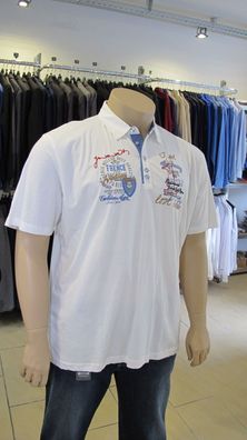 Polo Shirt im Regular Fit mit Liebe zum Detail sehr bequem große Größen 3 - 5XL