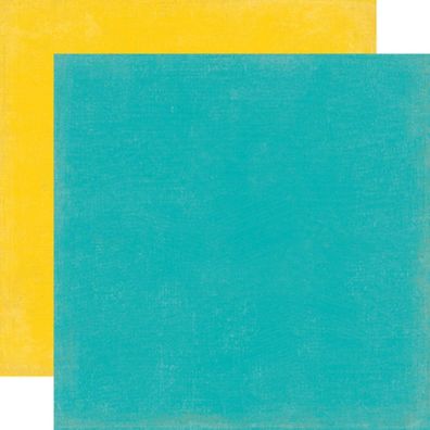 Echo park | Double sided paper 30,5x30,5cm x1 Teal yellow
