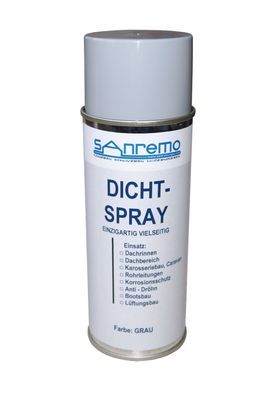 6x Sanremo Dichtspray Allesdicht-Spray Allesdichter GRAU 400ml