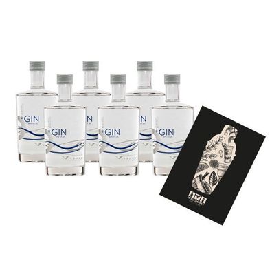 Organic premium Gin Miniatur 6x 50ml (40% Vol) Premium Gin Mini Österreich- [En