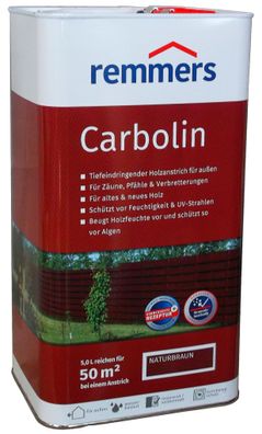5L Remmers Carbolin naturbraun