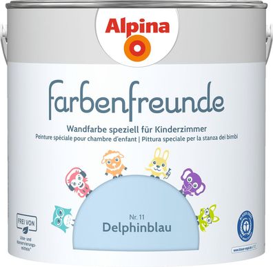 2,5l ALPINA Farbenfreunde Nr.11 Delphinblau
