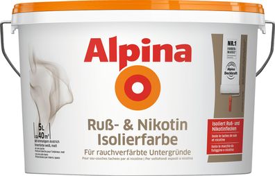 5L ALPINA Ruß- und Nikotin Isolierfarbe