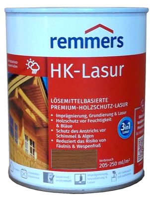 750ml Remmers HK Lasur Nussbaum