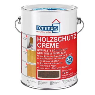 2,5L Remmers Holzschutz Creme Palisander