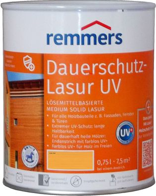 750ml Remmers Dauerschutz-Lasur UV Kiefer
