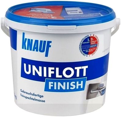 8kg Knauf 129801 Uniflott Finish weiß