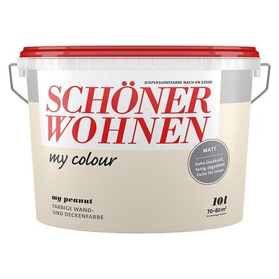 10L Schöner Wohnen My Colour Wandfarbe My Peanut