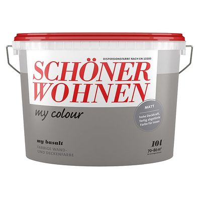 10L Schöner Wohnen My Colour Wandfarbe My Basalt
