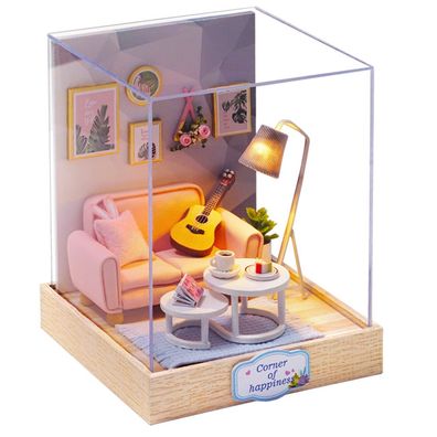 3D-Puzzle DIY Miniaturhaus Puppenhaus Gemütliche Ecke