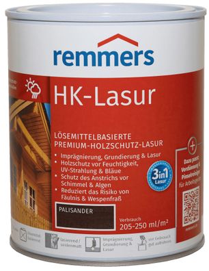 750ml Remmers HK Lasur Palisander