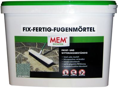 12,5kg MEM Fix-Fertig-Fugenmörtel steingrau