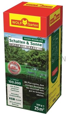 500g LP25 Premium-Rasen »Schatten & Sonne«