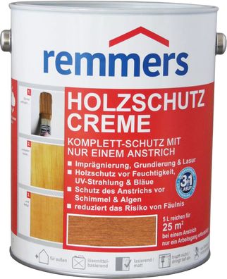 2,5L Remmers Holzschutz Creme Teak