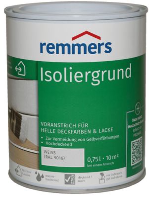 750ml Remmers Isoliergrund weiß
